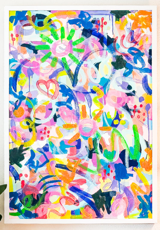 "Happy Heart" art by Kate Duckworth